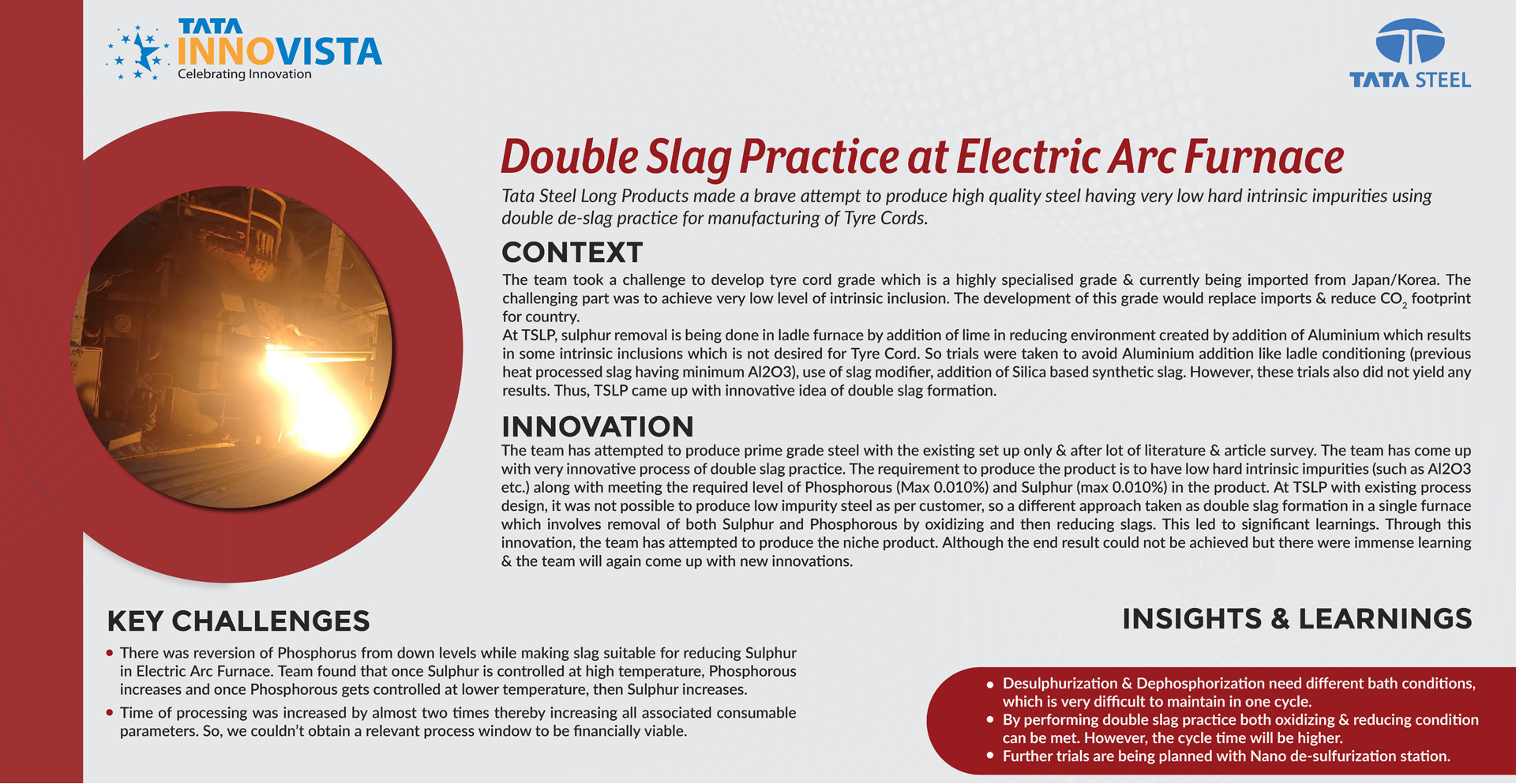 Tata Steel LP - Double Slag Practice